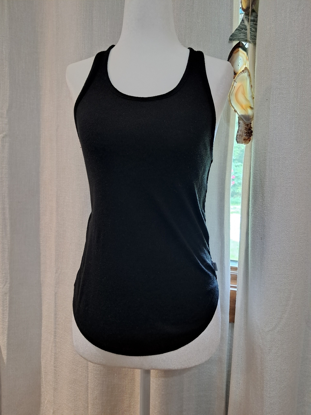 Victoria's Secret PINK Classic Black Racerback Tank Top - Women XS